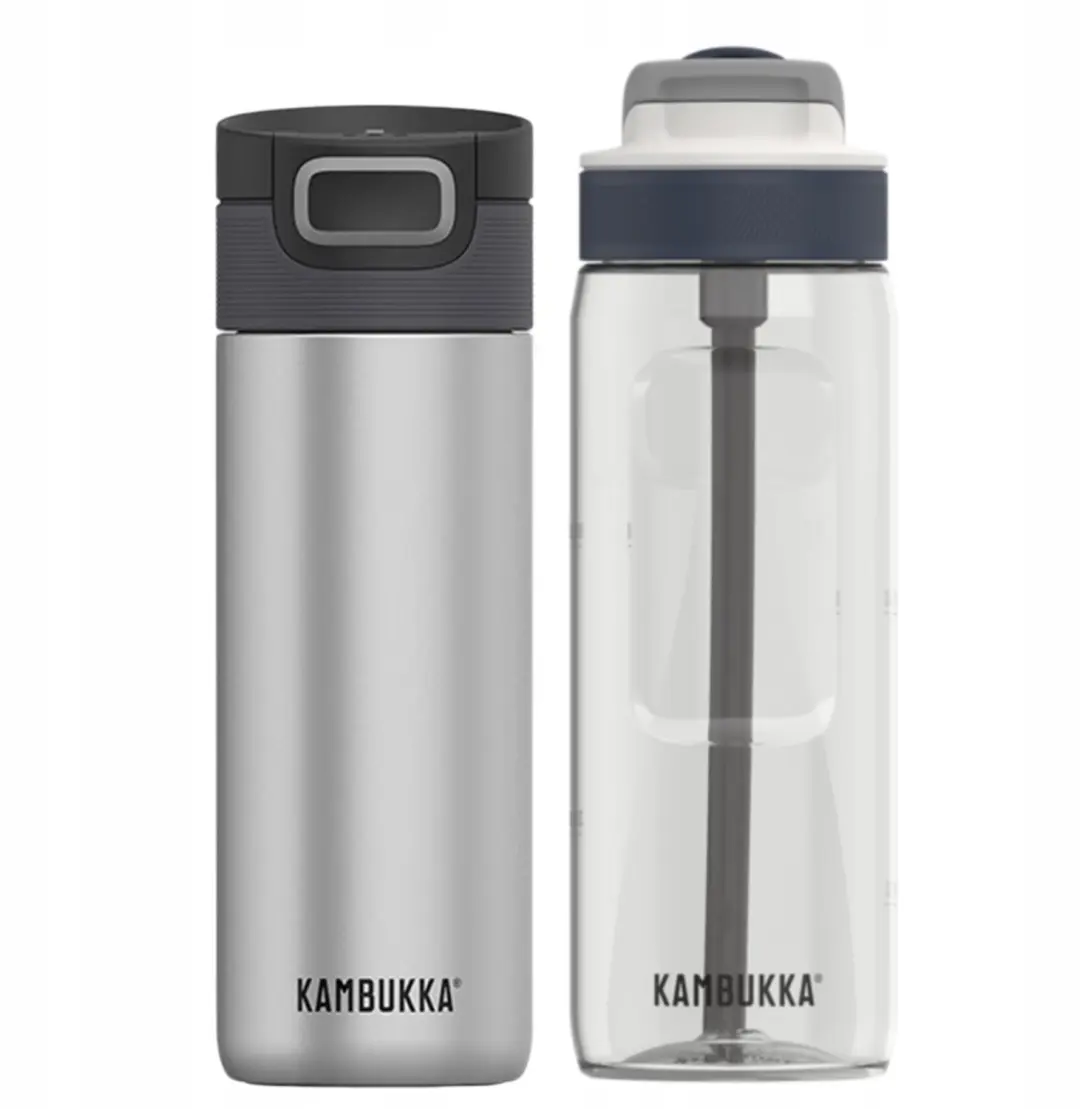 Kambukka All You Need Set: Thermosbeker & Waterfles met Rietje