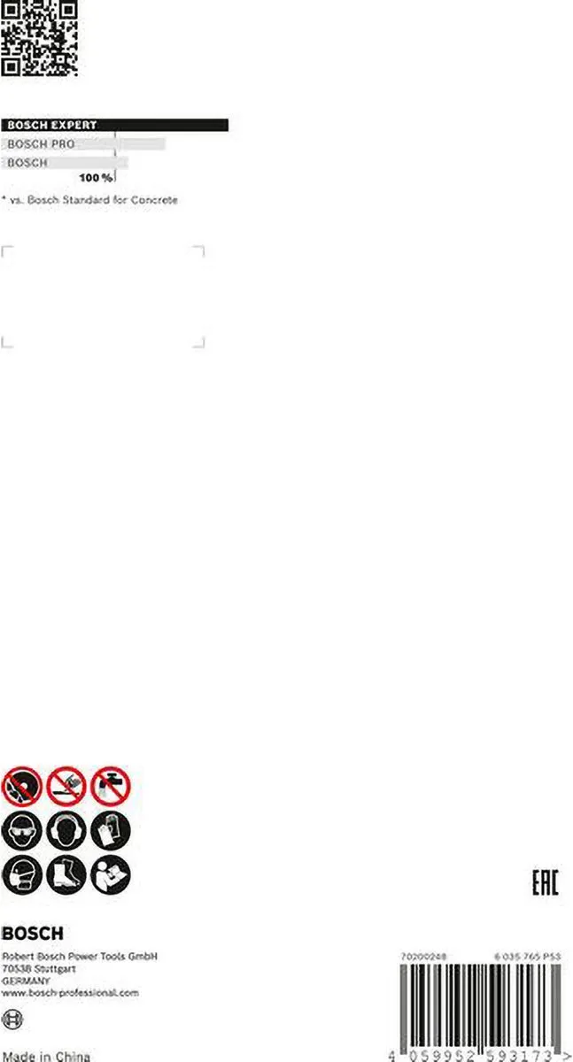 Bosch Professional Expert Concrete Slijpkoppen 180mm - 1 Stuk