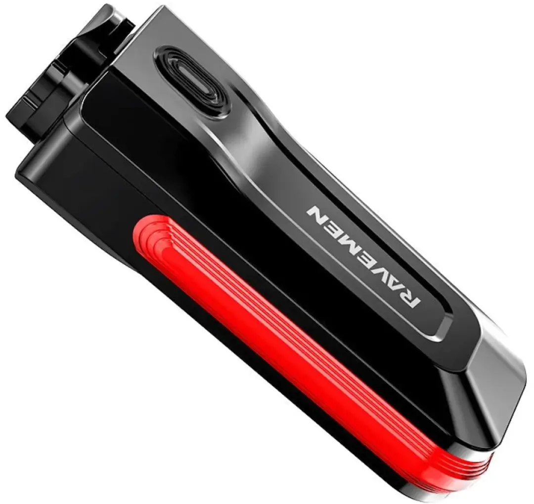 Ravemen CL100 Achterlicht - 100 lumen - Zwart/Rood - afbeelding 3 van 6