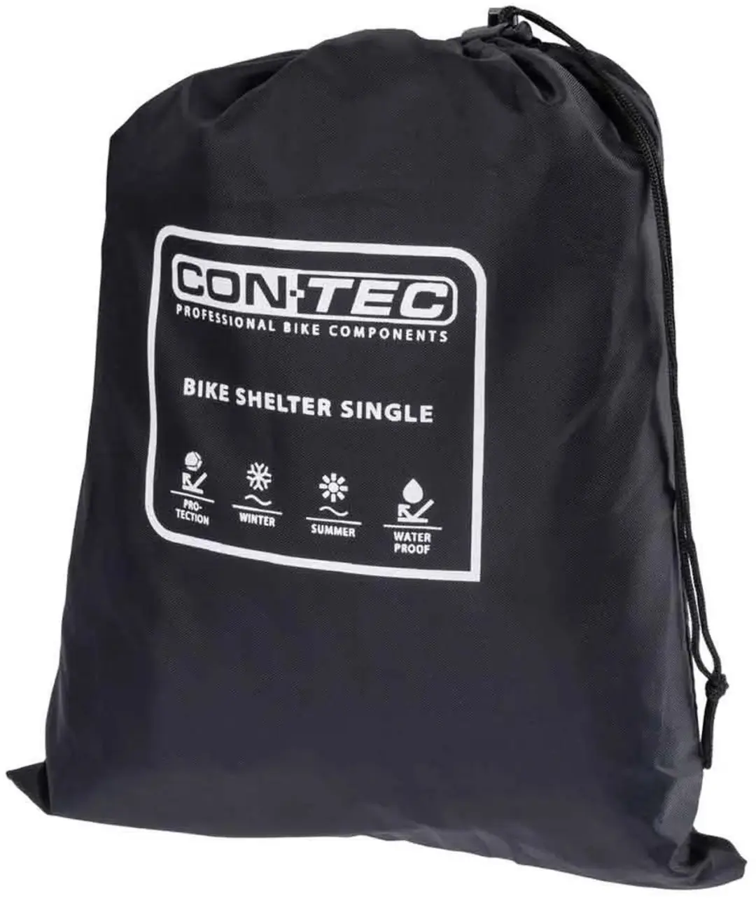 Contec Shelter Single Fietshoes - Zwart - afbeelding 3 van 4