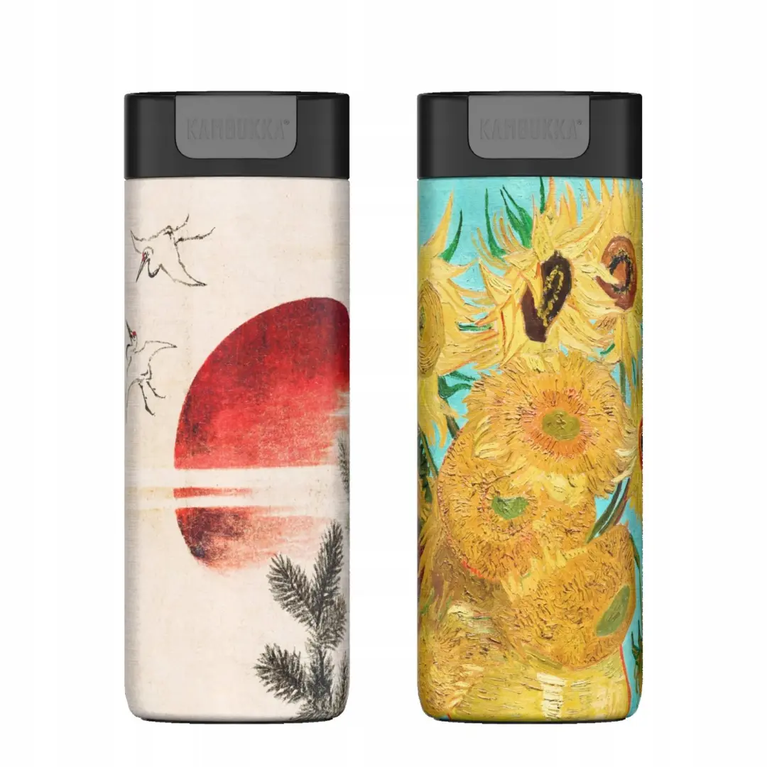 Kambukka Olympus Thermosbekers Set: Van Gogh & Hokusai (2x500ml)