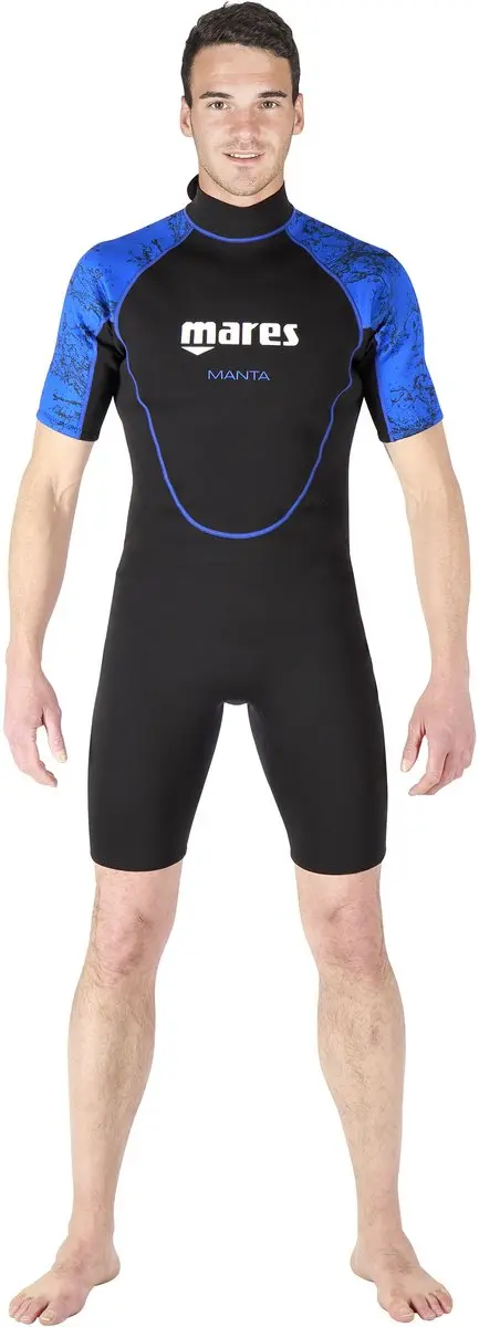 Mares Manta Shorty Heren Wetsuit - 2.2mm - Zwart/Blauw - XL - afbeelding 5 van 6