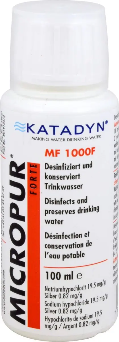 Katadyn Micropur Forte MF 1.000F Waterzuivering - 100ml - afbeelding 3 van 5