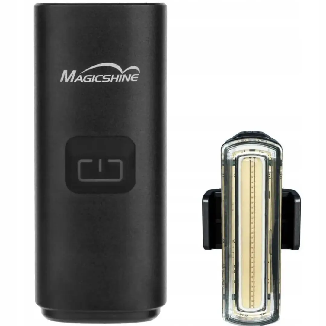 Fietsverlichting Set: Voor & Achter, 400lm & 20lm, USB-C & Micro-USB