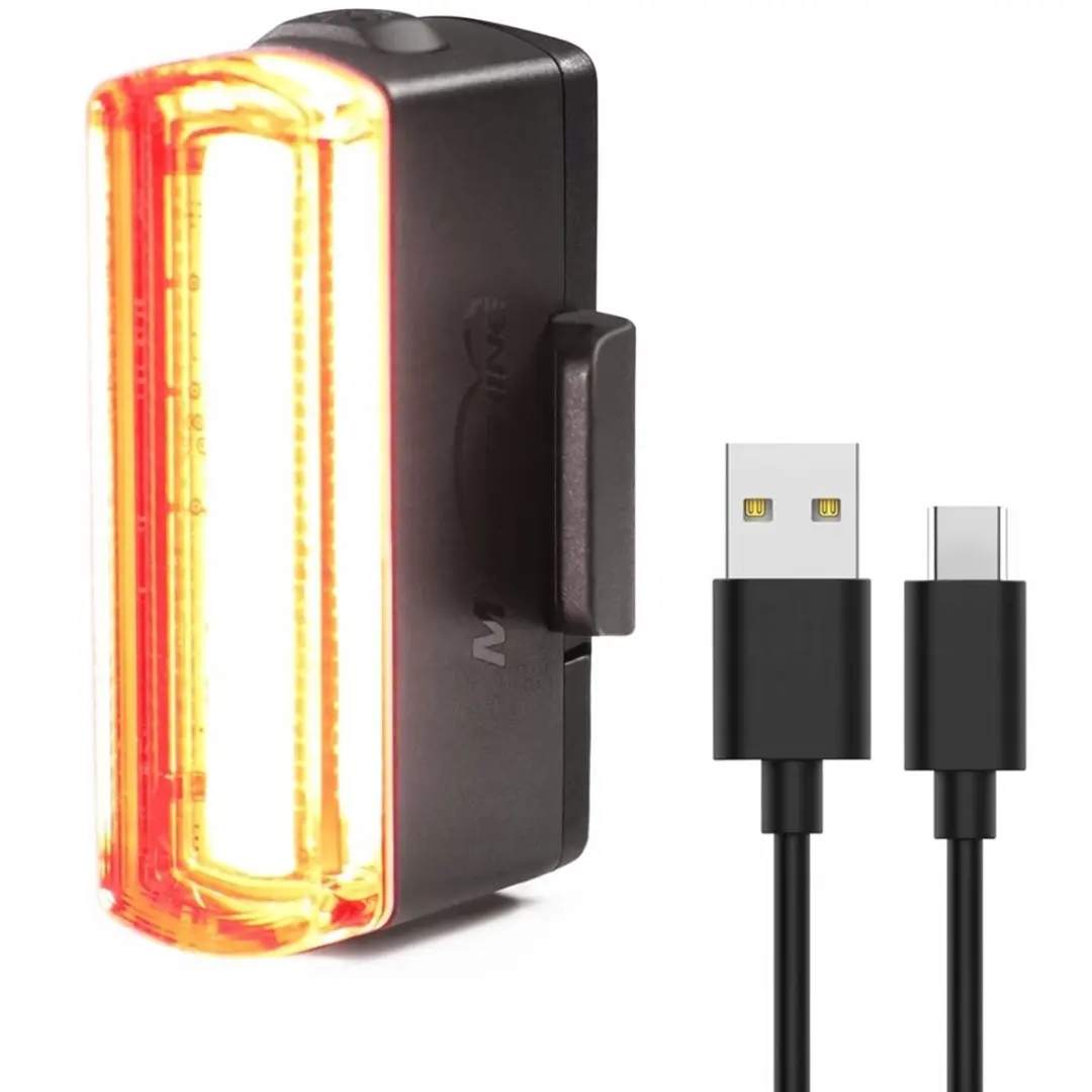 Fietsverlichting Set: Voor & Achter, 400lm & 20lm, USB-C & Micro-USB - afbeelding 2 van 5