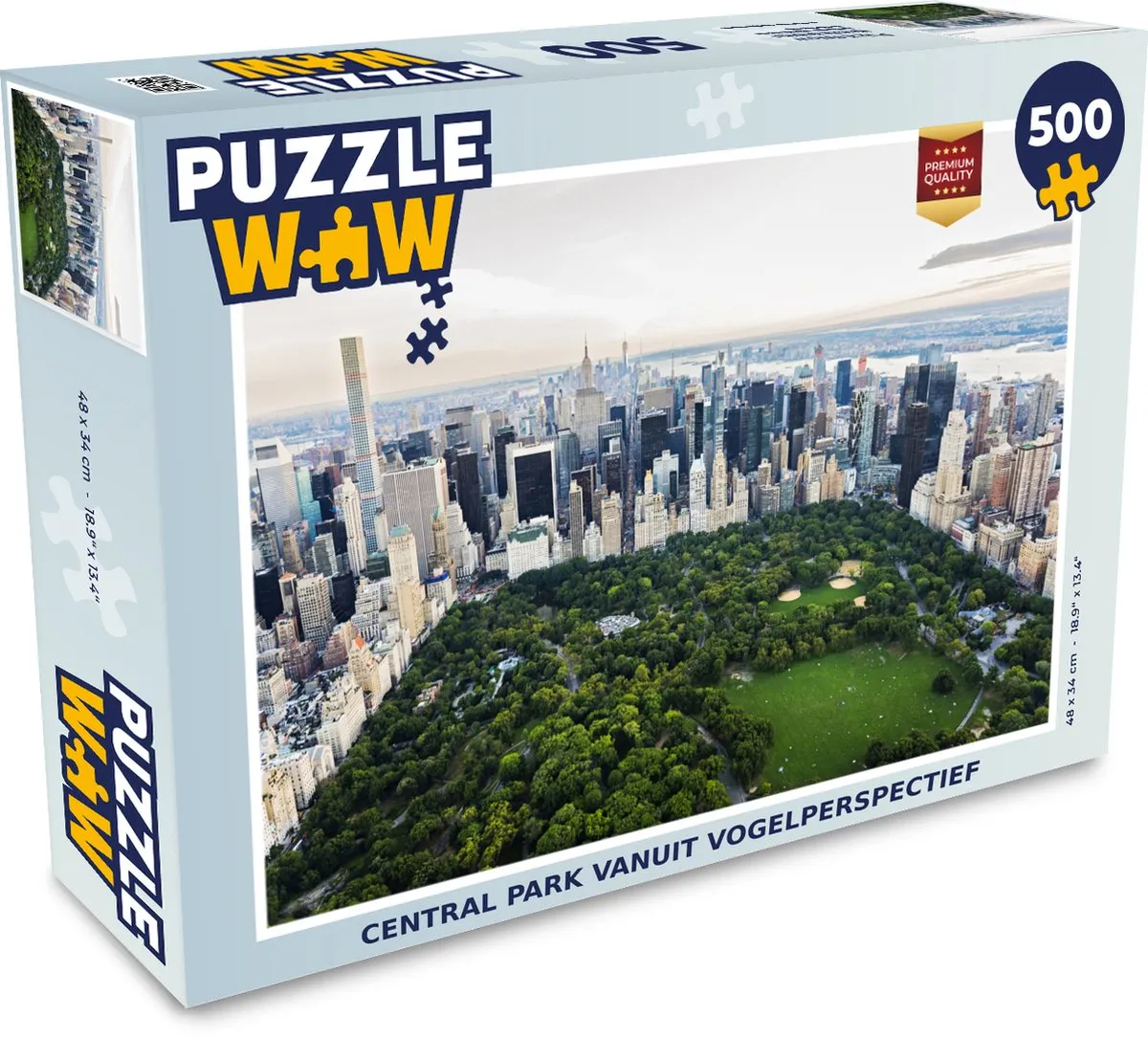 PuzzleWow New York Central Park Legpuzzel 500 Stuks