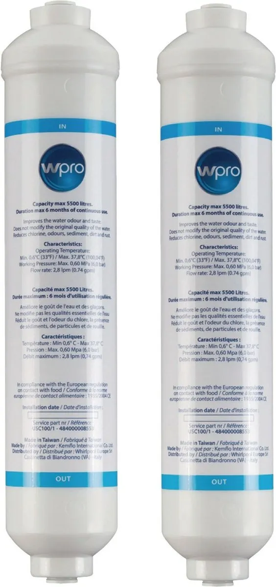 Whirlpool USC100 Waterfilter - Wit