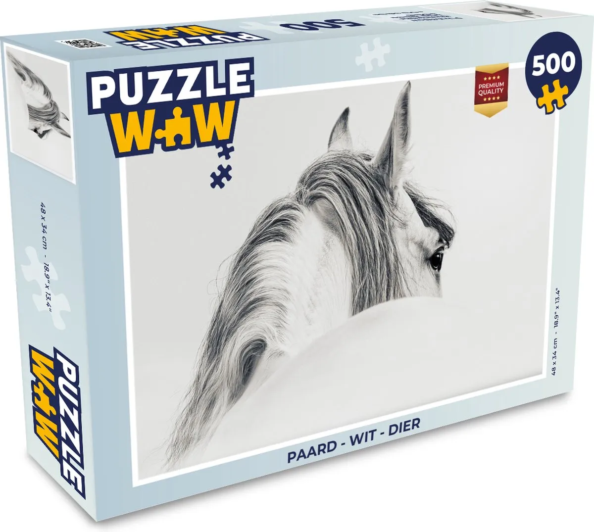 PuzzleWow Paard Legpuzzel 500 Stuks