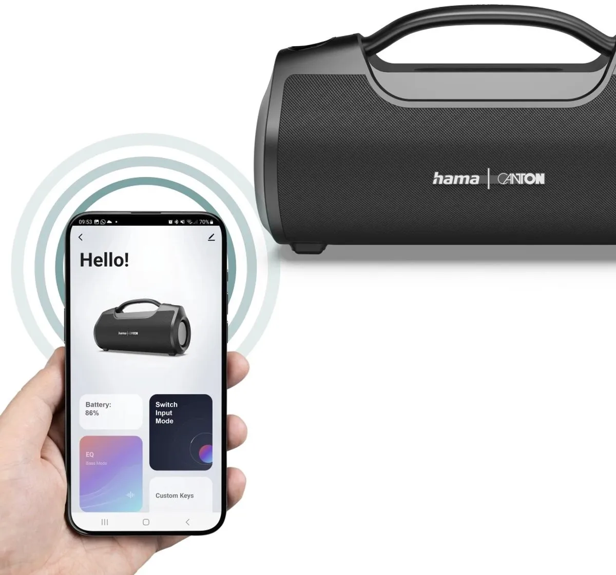 Hama Mate Pro MK II Bluetooth Luidspreker 60W - Zwart