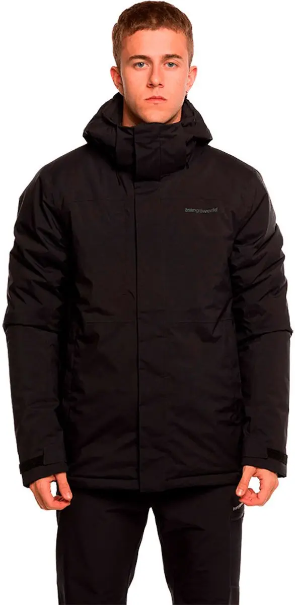 Trangoworld Balerna Termic Jas met Capuchon - Zwart