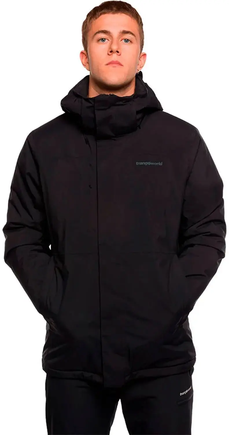 Trangoworld Balerna Termic Jas met Capuchon - Zwart - afbeelding 5 van 6