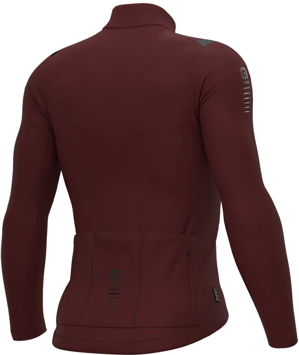 Alé R-EV1 Warm Race Fietsshirt Lange Mouwen - Bordeaux - afbeelding 2 van 4