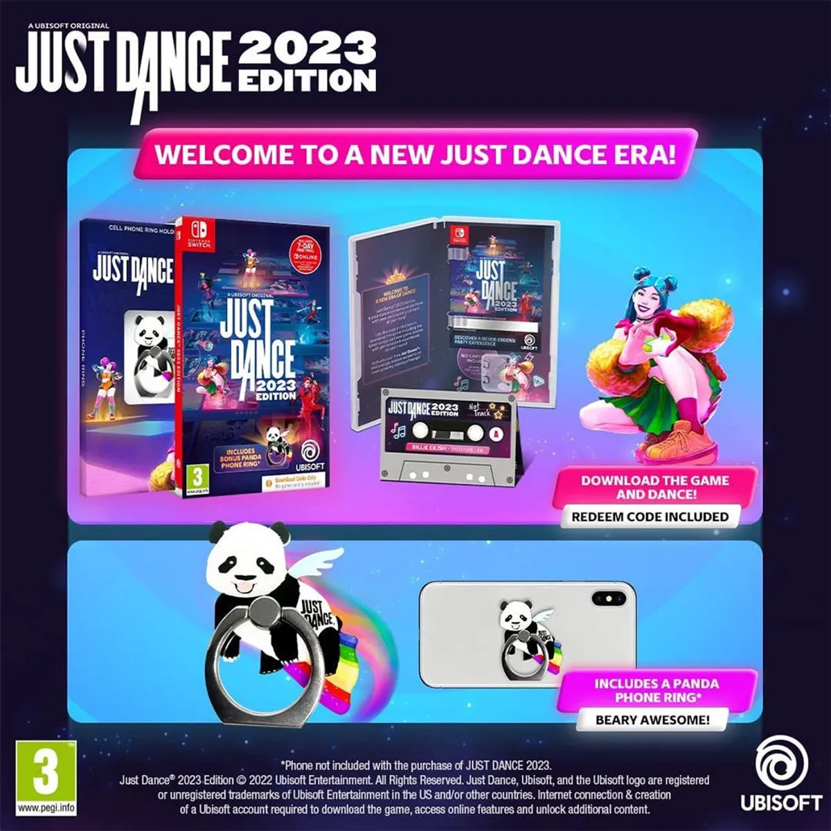 Nintendo Switch Just Dance 2023 Edition - Transparant