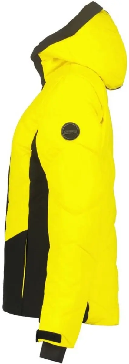 Icepeak Ellinwood Ski Jas Dames - Geel/Zwart - afbeelding 3 van 3