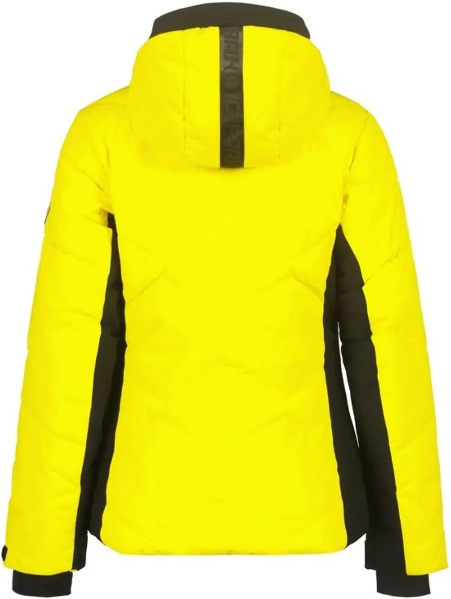 Icepeak Ellinwood Ski Jas Dames - Geel/Zwart - afbeelding 2 van 3