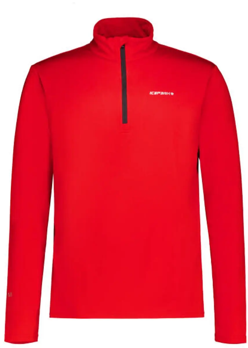 ICEPEAK FELSBERG Mannen Wintersportpully KLASSIEK ROOD