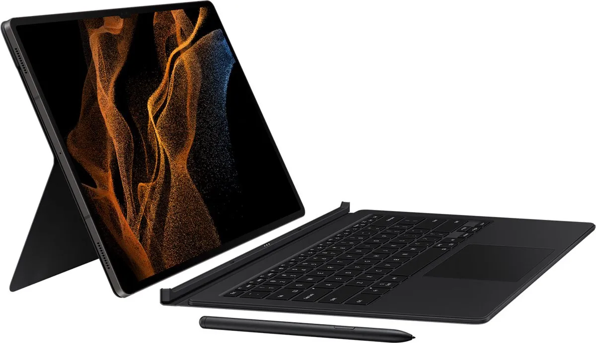 Samsung EF-DX900UBEGEU Book Hoesje Keyboard - Zwart