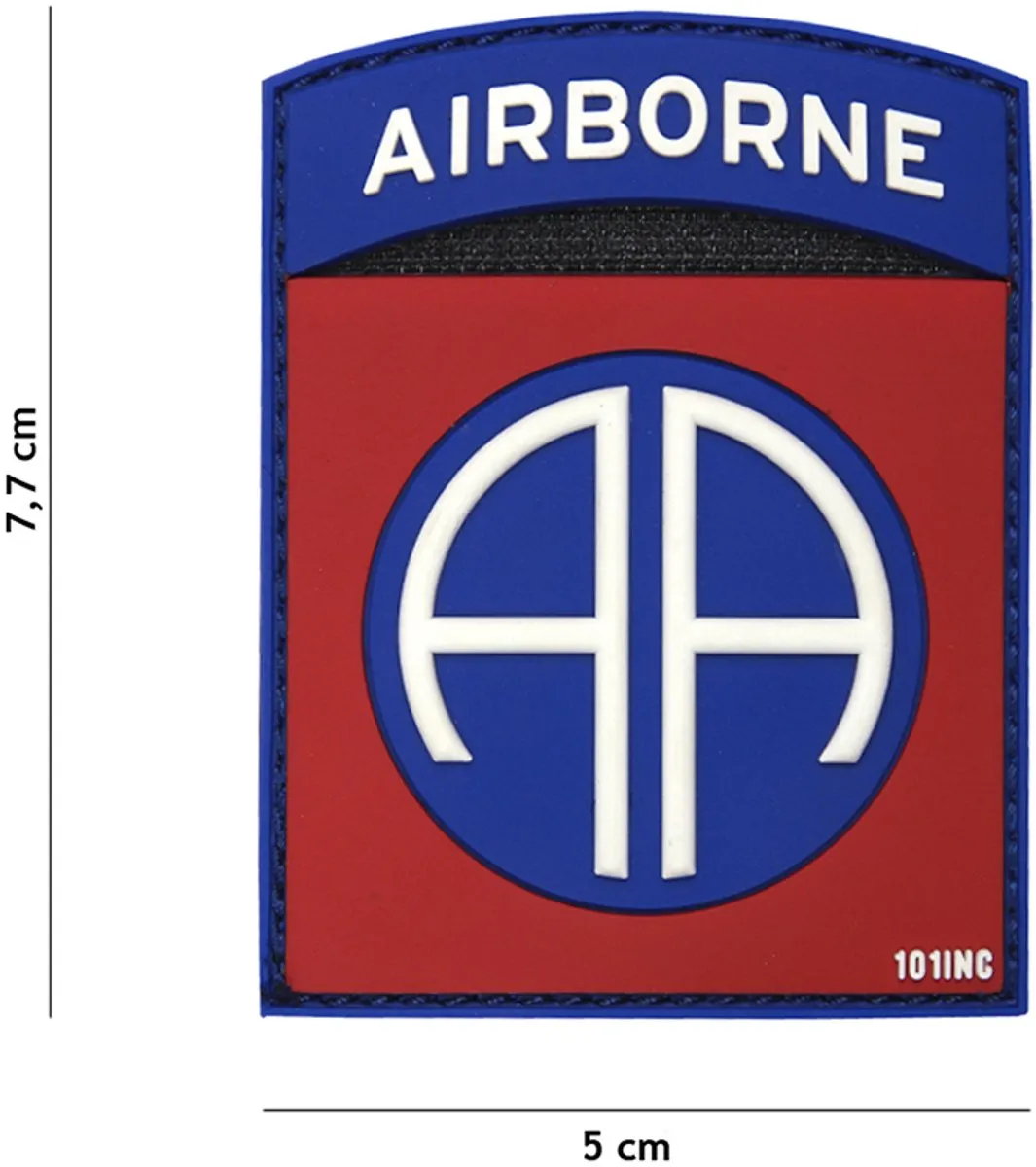 101 Inc Embleem 3D PVC Airborne 17019
