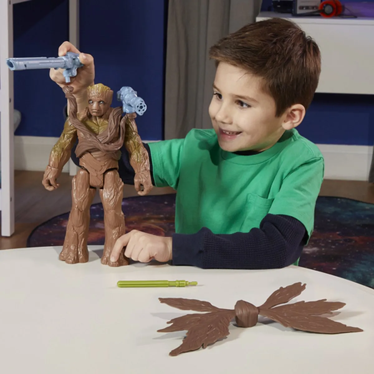 Marvel Blast 'n Battle Groot Actiefiguur F68735L2 - Multicolor