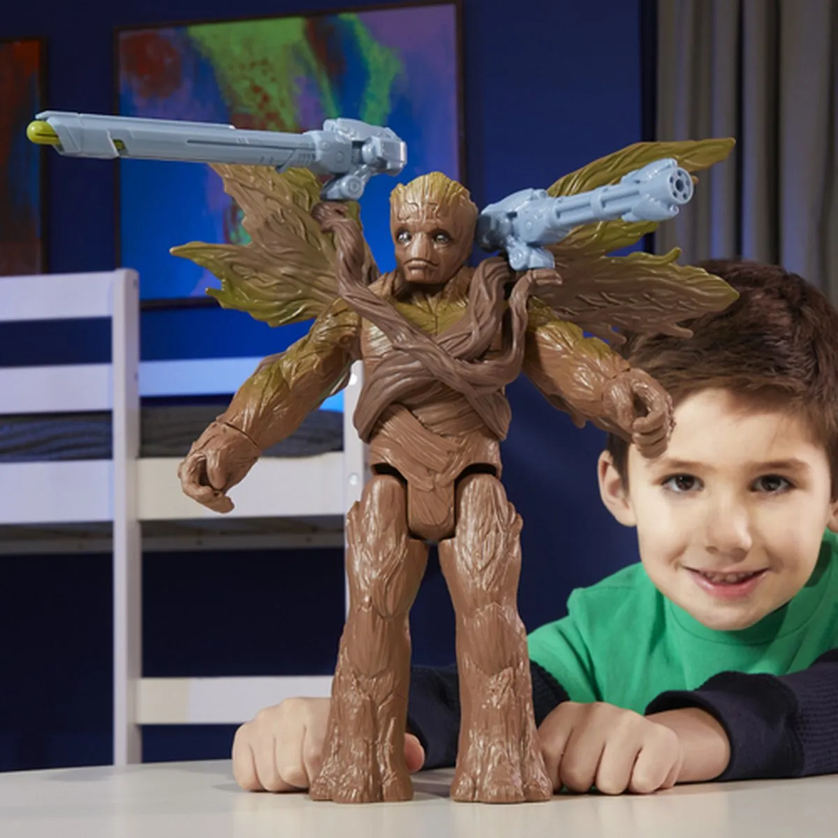 Marvel Blast 'n Battle Groot Actiefiguur F68735L2 - Multicolor