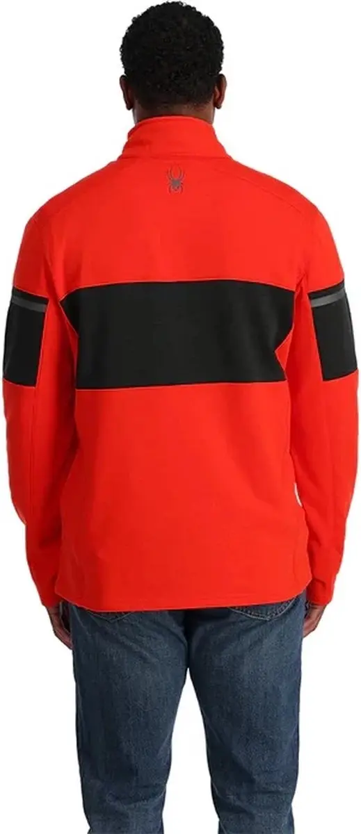 Spyder Speed Fleece 1/2 Zip Skipully Heren - Rood M - afbeelding 4 van 6