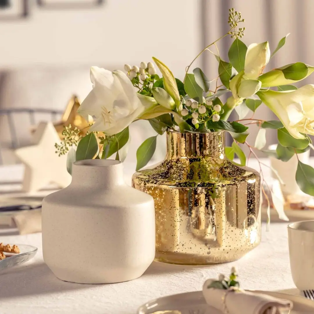 Leonardo Milano Vaas 22cm Goud - afbeelding 2 van 4