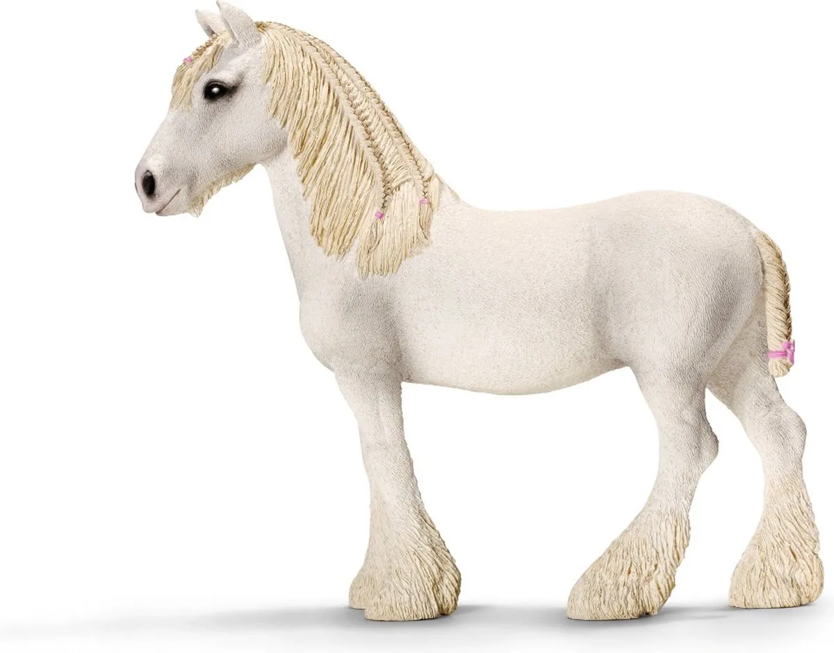 Schleich FARM WORLD Shire Merrie Speelfiguur 13735 - Wit