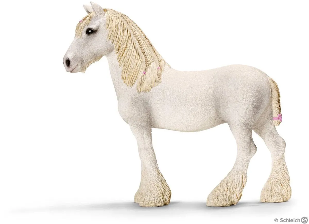 Schleich FARM WORLD Shire Merrie Speelfiguur 13735 - Wit