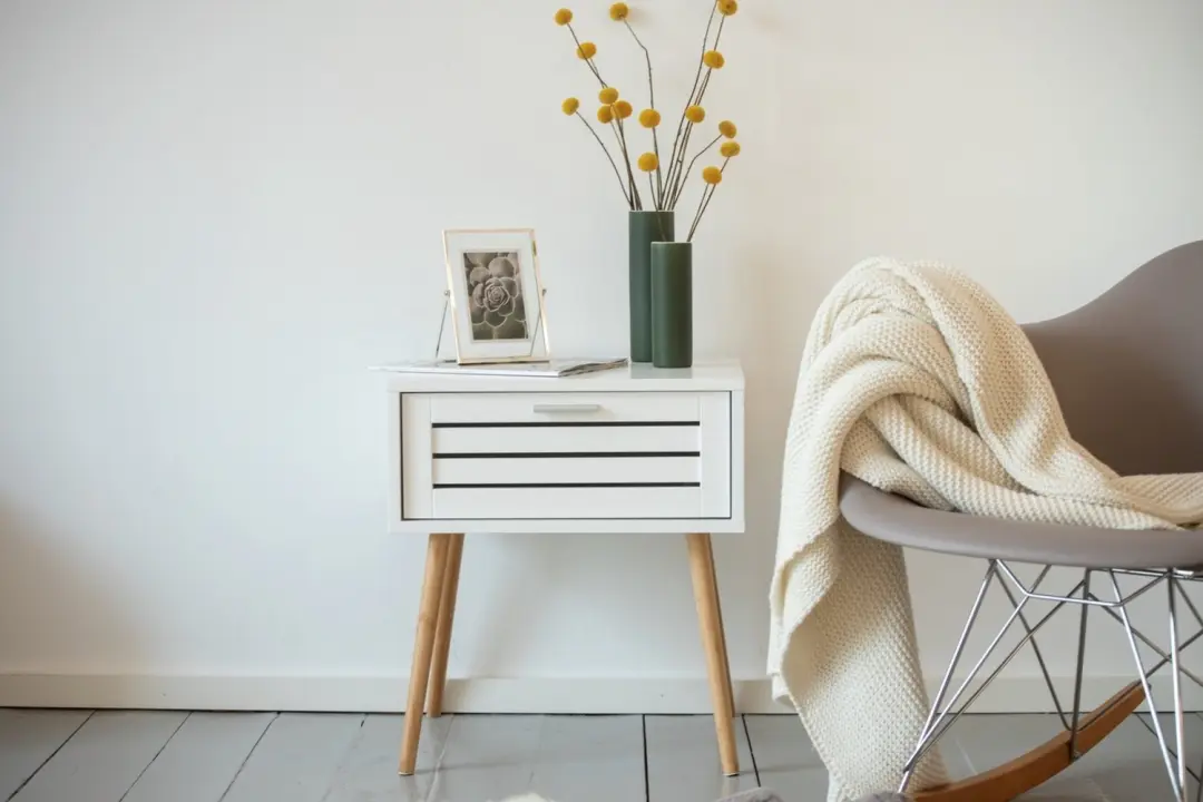 Wenko Finja Bijzettafel met lade - Bamboe - 45x38x50cm - afbeelding 2 van 6
