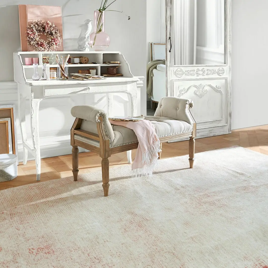 Loberon Griveta Bankje - Bruin/Beige - afbeelding 3 van 6