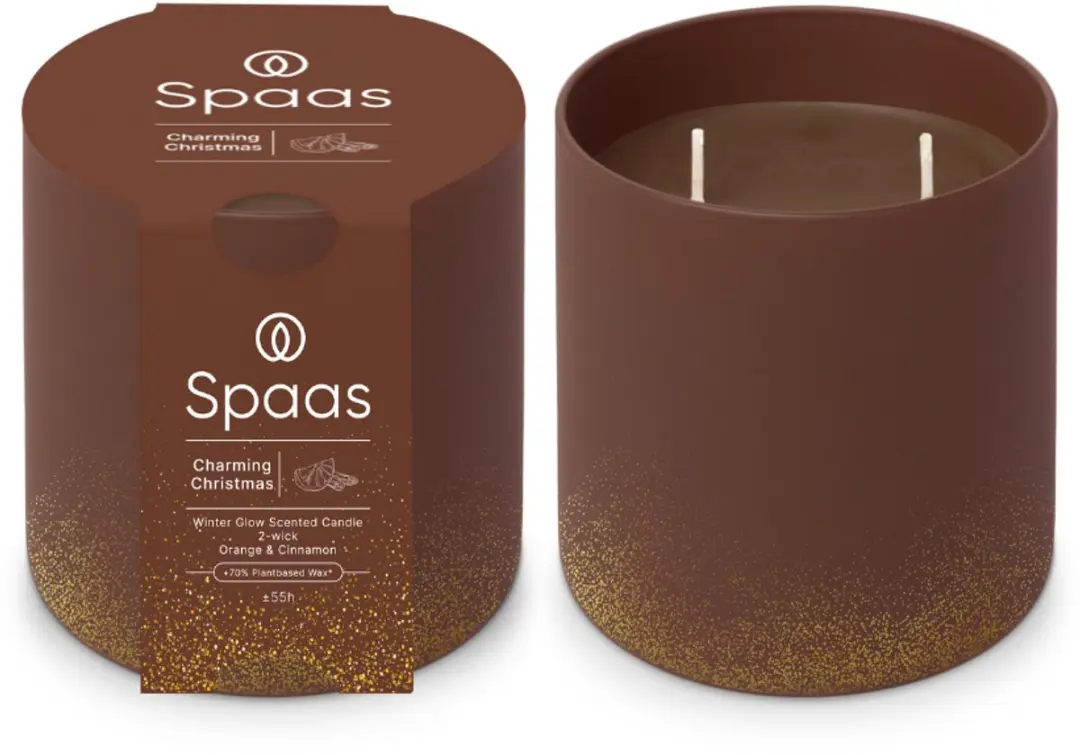 Spaas WinterGlow Geurkaars 2-wiek