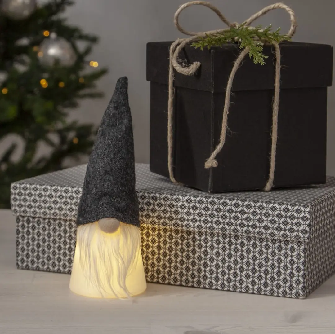 Star Trading Joylight kerstkabouter donkergrijs