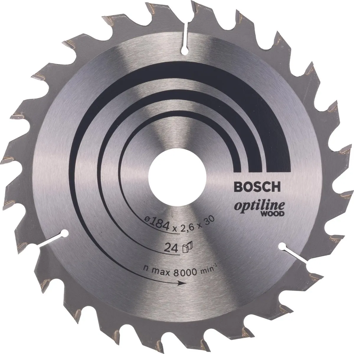 Bosch Professional Cirkelzaagblad Optiline 184mm Hout