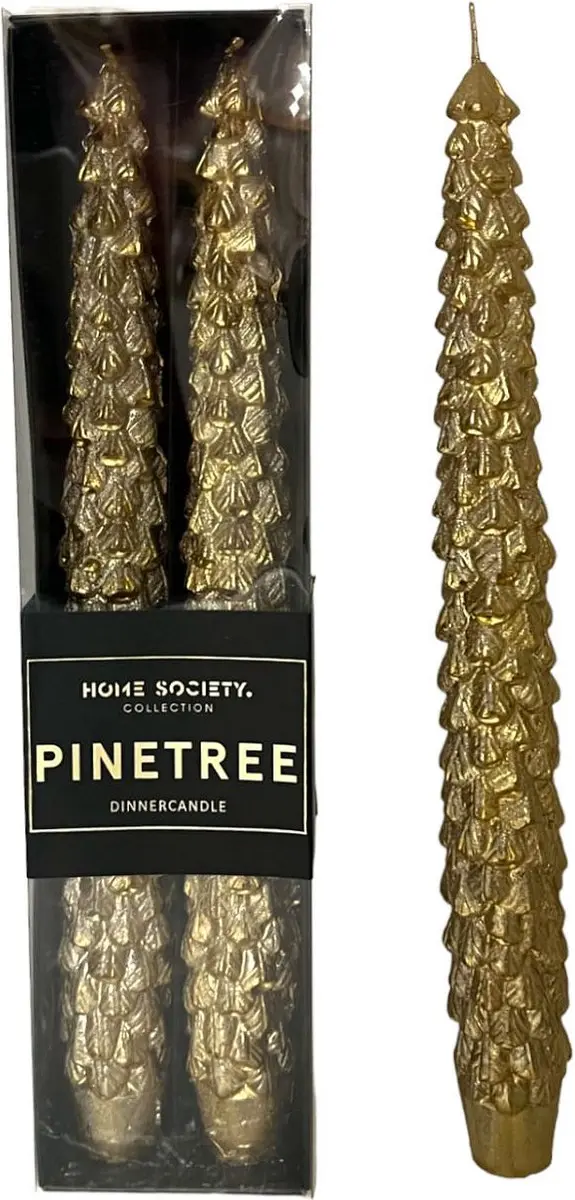 Home Society Pinetree Dinerkaars Goud