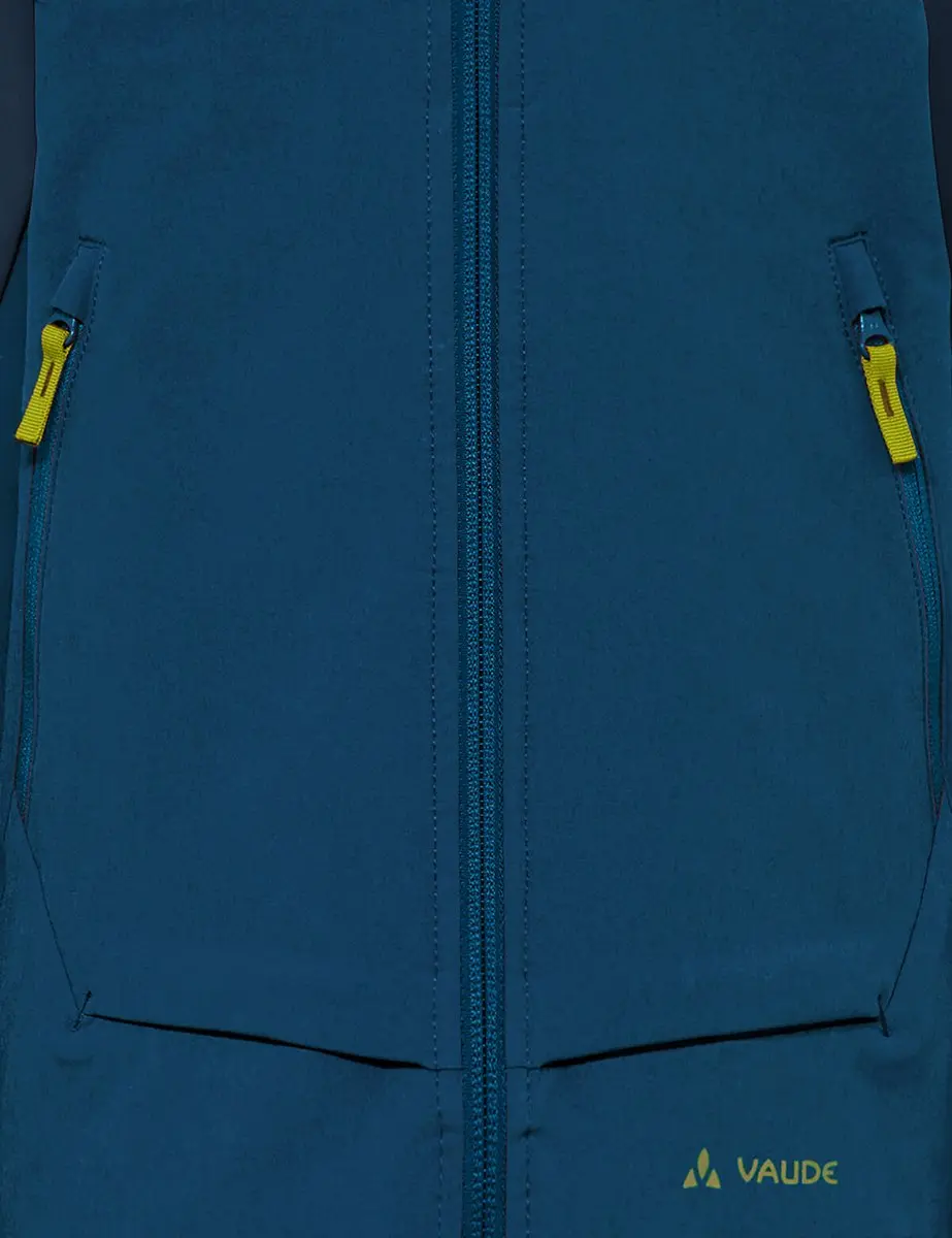 Vaude Rokua Kinder Softshell Jas - 122 - Shore Blue - afbeelding 3 van 3
