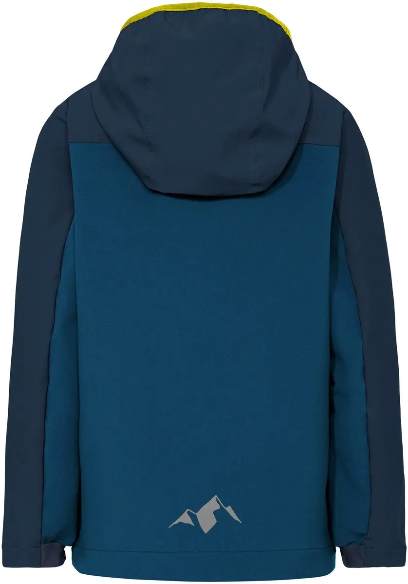 Vaude Rokua Kinder Softshell Jas - 122 - Shore Blue - afbeelding 2 van 3