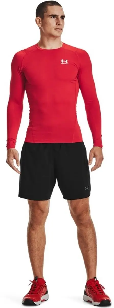 Under Armour HeatGear Longsleeve - Rood - XS - afbeelding 2 van 6