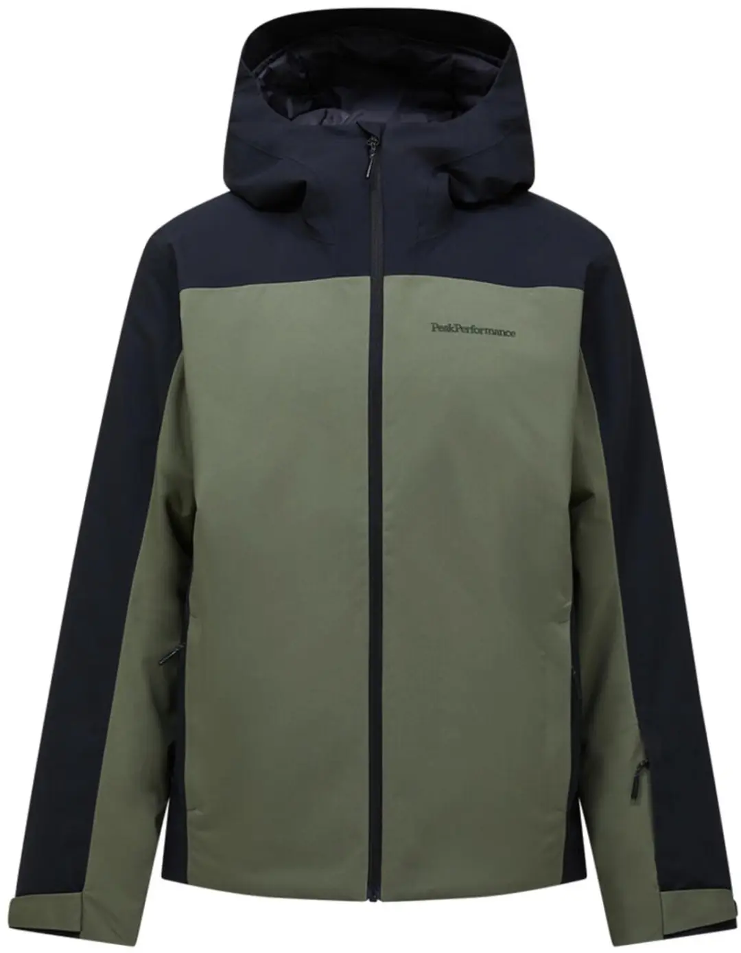 Peak Performance Mens Maroon Blocked HIPE 2L Insulated Shell Jacket