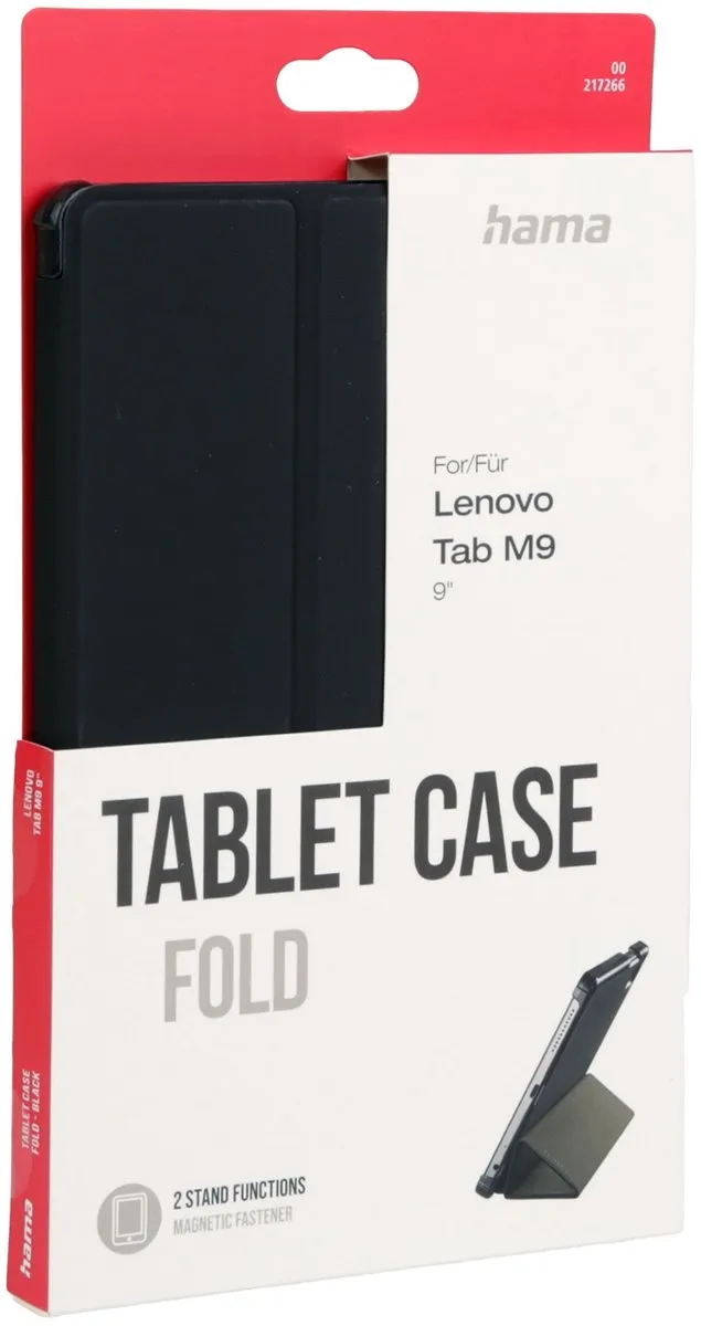 Hama Tablethoes Vouw Zwart voor Lenovo Tab M9 - 9 Inch