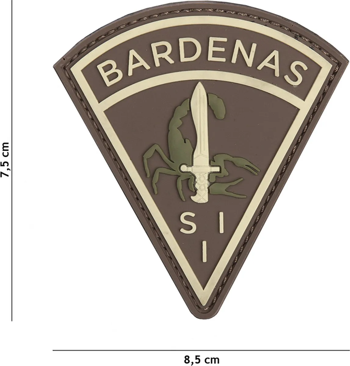 101 Inc Embleem 3D PVC Bardenas Coyote
