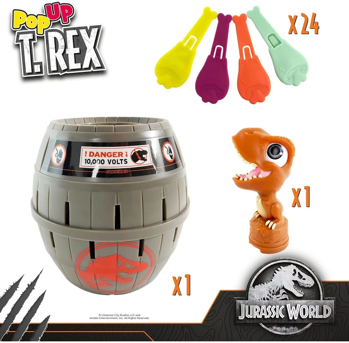 Tomy Pop Up T-Rex Kinderspel - 2-4 Spelers - afbeelding 6 van 6