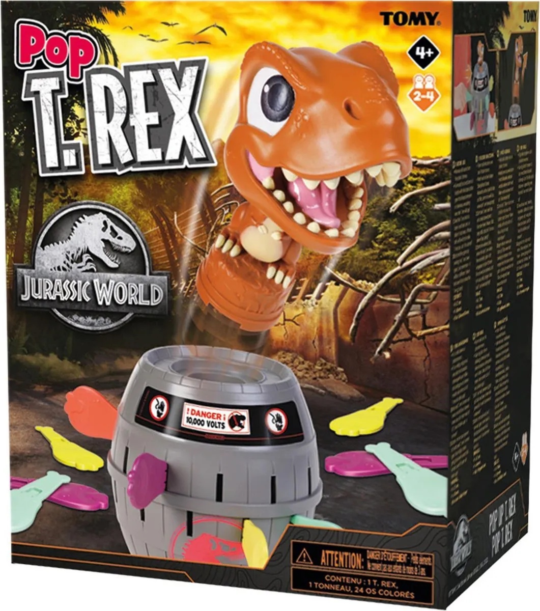 Tomy Pop Up T-Rex Kinderspel - 2-4 Spelers