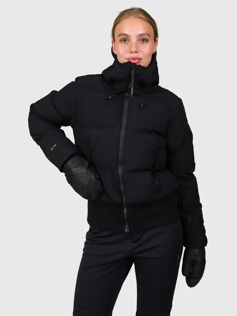 Brunotti Firecrown Dames Ski Jas - Zwart - afbeelding 6 van 6