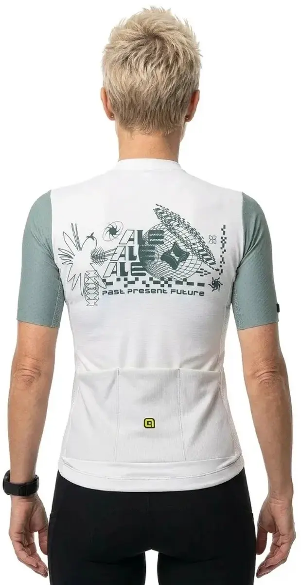 Alé PR-E Megabyte 2.0 Wielertrui Dames Wit - afbeelding 2 van 4