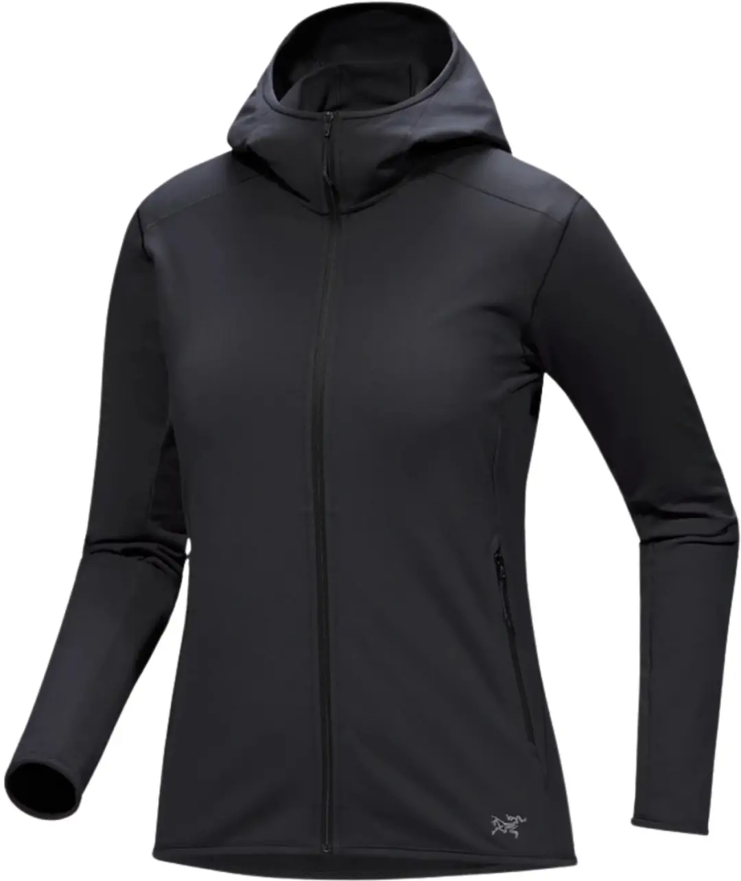 Kyanite LT Hoody Fleece Dames Black M