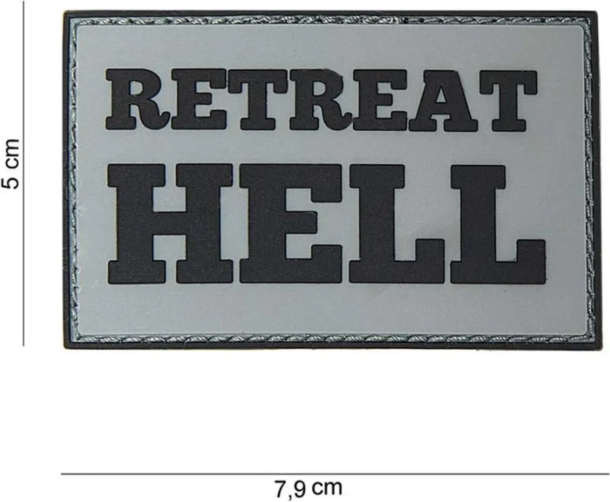 101 Inc Embleem 3D PVC Retreat Hell 10060