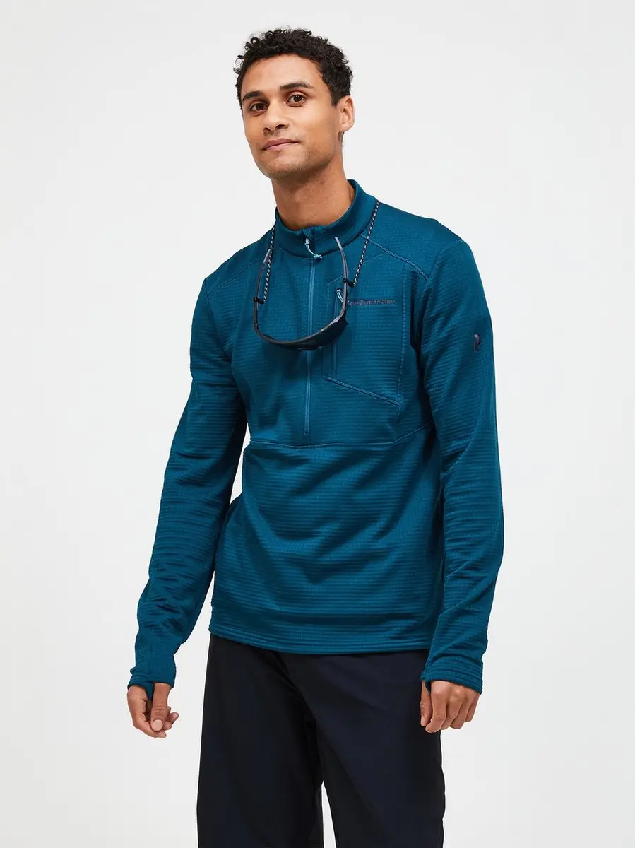 Peak Performance Trail Polartec Zip Skipully - Blauw 2XL - afbeelding 6 van 6