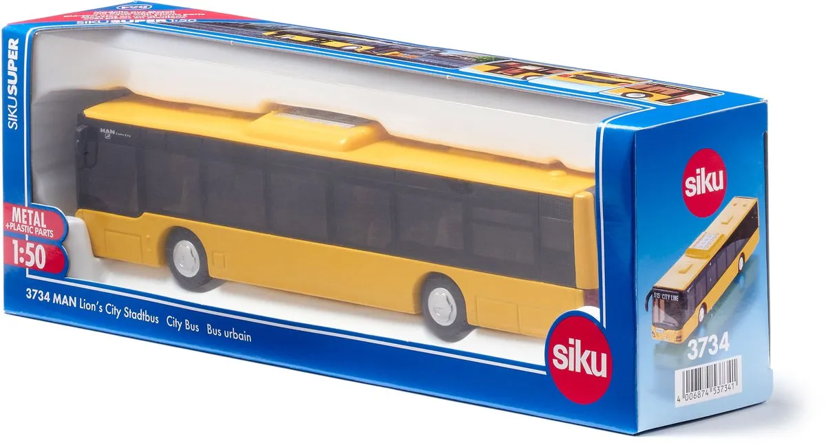 SIKU 3734 MAN Lion's City Bus 1:50 - Geel
