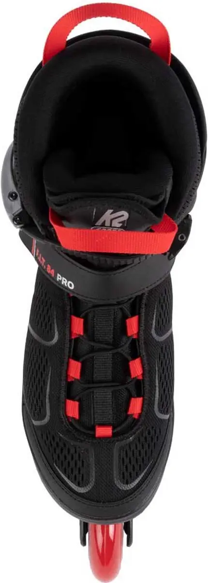 K2 F.I.T 84 Pro Heren Inline Skates - Zwart/Rood - afbeelding 3 van 6