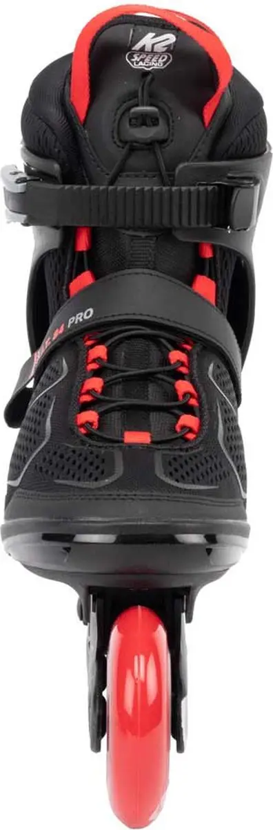 K2 F.I.T 84 Pro Heren Inline Skates - Zwart/Rood - afbeelding 5 van 6